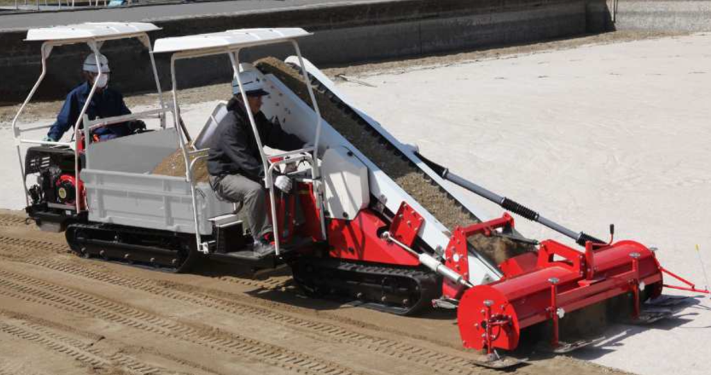  緩速ろ過池汚砂処理機