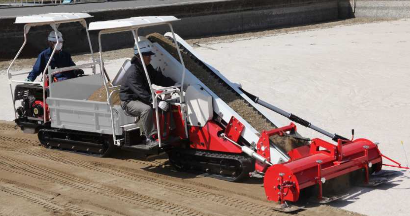 緩速ろ過池汚砂処理機